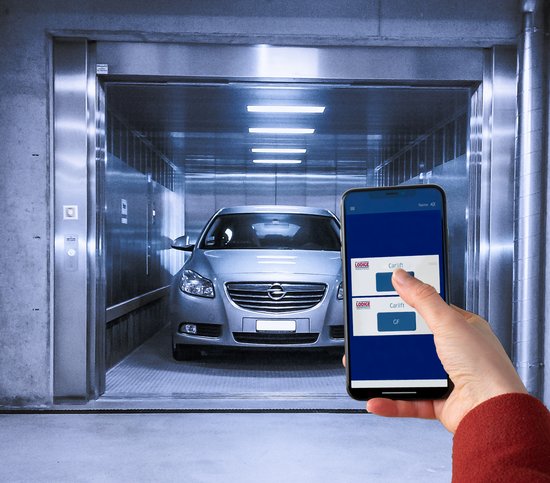 Veilige en slimme toegang tot de autolift met een smartphone app