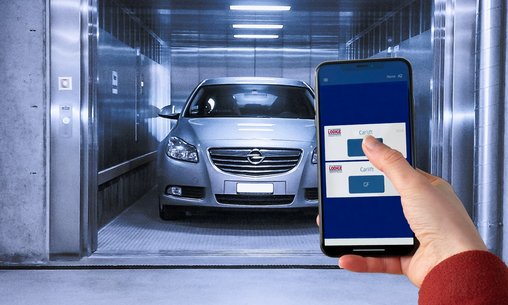 Veilige en slimme toegang tot de autolift met een smartphone app