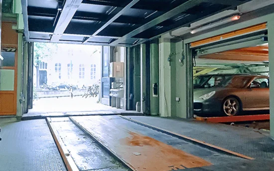 Automated parking system enables 44 spaces in Amsterdam