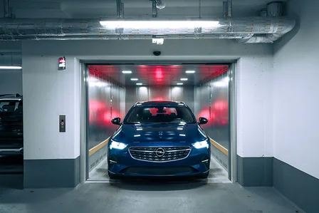 Autolift met auto