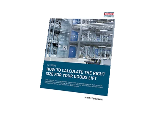 Liftoplossingen Lödige goederenliften whitepaper