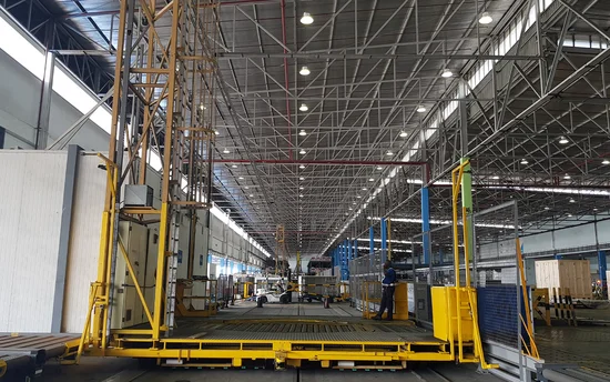 Draaischijf transfervoertuig, | dnata Singapore | Lödige Industries