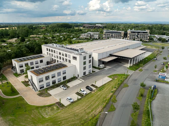 De nieuwe Lödige Industries Campus aan het Balhorner Feld 1. 